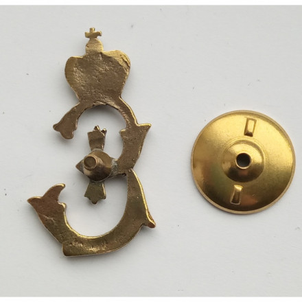 Знак Вензель Екатерина I (винтовой). Копия