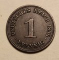 Германия 1 пфенниг 1896 год (A)