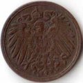 Германия 1 пфенниг 1896 год (A)