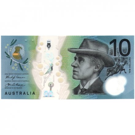Австралия 10 долларов 2017 год - Эндрю Бартон Патерсон. Мэри Гилмор - UNC