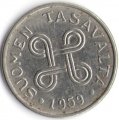 Финляндия 1 марка 1959 год