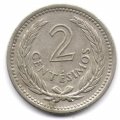 Уругвай 2 сентесимо 1953 год - Хосе Артигас