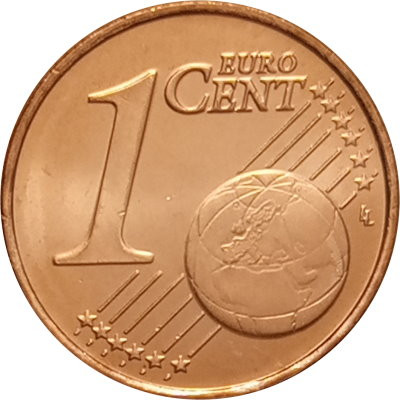 Финляндия 1 евроцент 2003 год - Герб Финляндии
