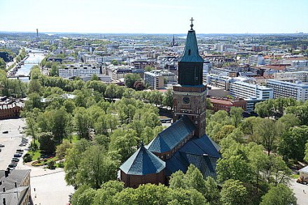 Финляндия 25 марок 1979 год - 750 лет городу Турку