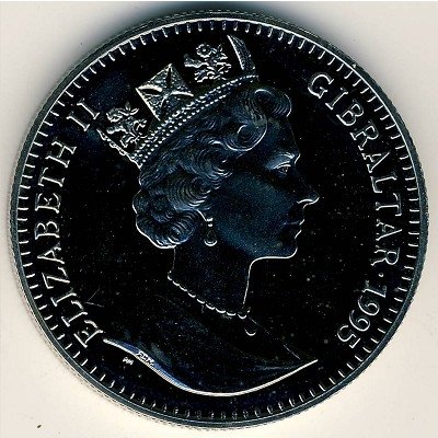 Гибралтар 2,8 экю 1995 год