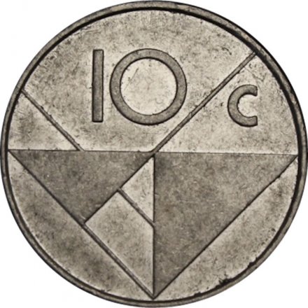 Аруба 10 центов 1994 год