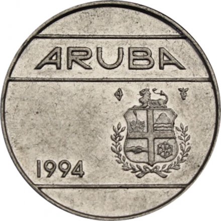 Аруба 10 центов 1994 год