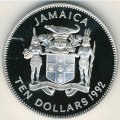 Ямайка 10 долларов 1992 год