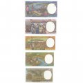 Набор из 5 банкнот Конго (Центральная Африка) 2000 год - литера C - UNC