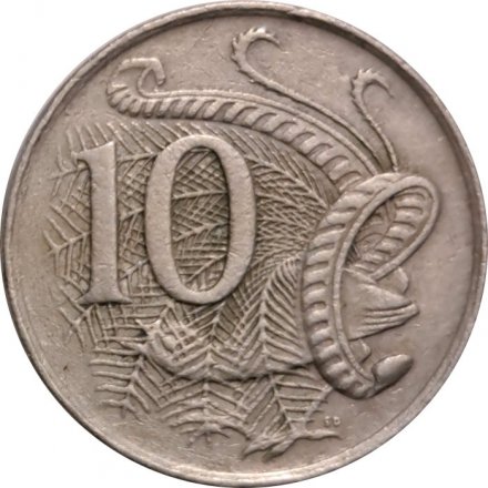 Австралия 10 центов 1971 год