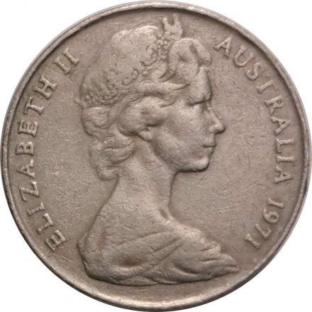 Австралия 10 центов 1971 год