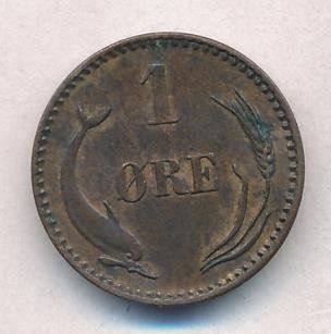 Дания 1 эре 1904 год