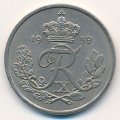 Дания 25 эре 1959 год - Фредерик IX (редкий год)