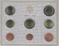 Набор из 8 евромонет Ватикана 2006 года - Папа Бенедикт XVI