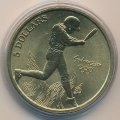 Австралия 5 долларов 2000 год - Олимпийские игры в Сиднее. Софтбол