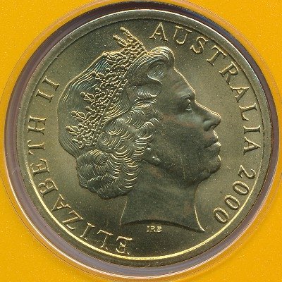 Австралия 5 долларов 2000 год - Олимпийские игры в Сиднее. Софтбол