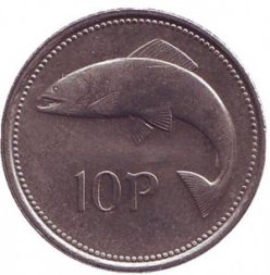 Ирландия 10 пенсов 1998 год
