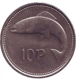 Ирландия 10 пенсов 1998 год