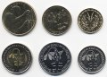 Набор из 6 монет Западная Африка 2003 - 2013 год - Гиря Ашанти