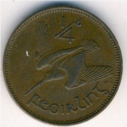 Ирландия 1 фартинг 1932 год