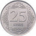 Турция 25 куруш 2018 год