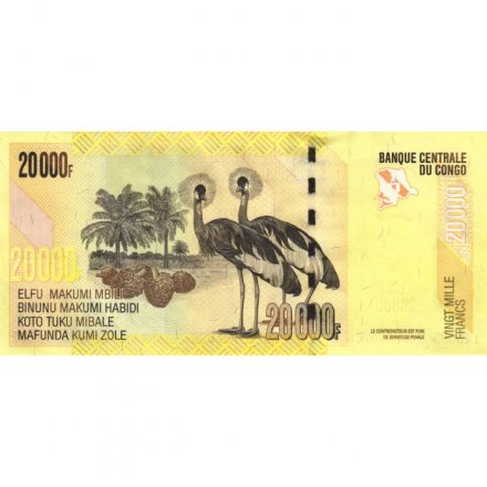 Конго 20000 франков 2022 год - UNC