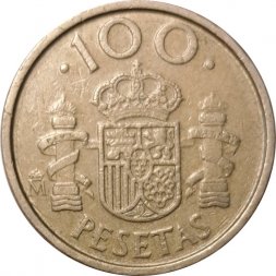 Испания 100 песет 1992 год