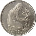 ФРГ 50 пфеннигов 1993 год (F)