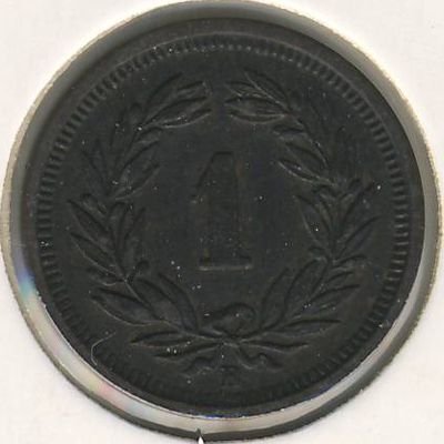 Швейцария 1 раппен 1914 год
