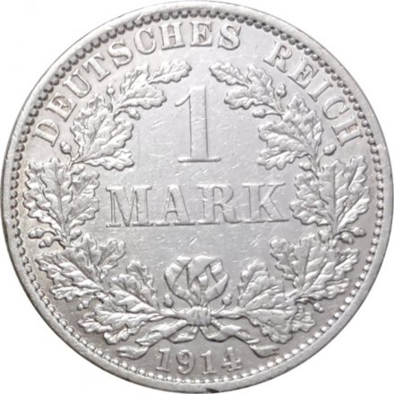 Германия 1 марка 1914 год (AA)
