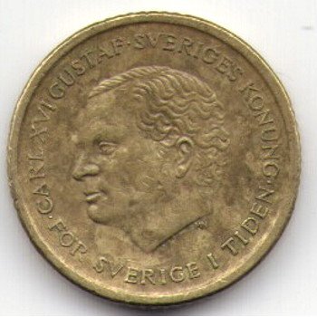 Швеция 10 крон 1993 год - VF