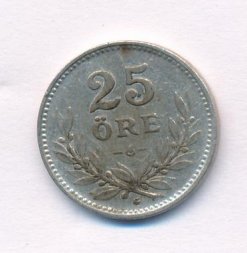 Швеция 25 эре 1936 год