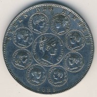 Монета Бавария 1 талер 1828 год