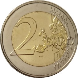 Монако 2 евро 2022 год - Князь Альберт II
