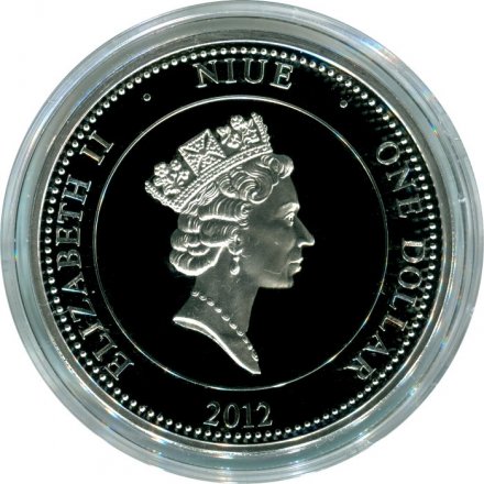 Ниуэ 1 доллар 2012 год - Война 1812 года. Полководцы Русской армии, Кутузов (в буклете)