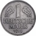 ФРГ 1 марка 1969 год (F) 
