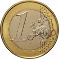 Эстония 1 евро 2011 год - Карта UNC