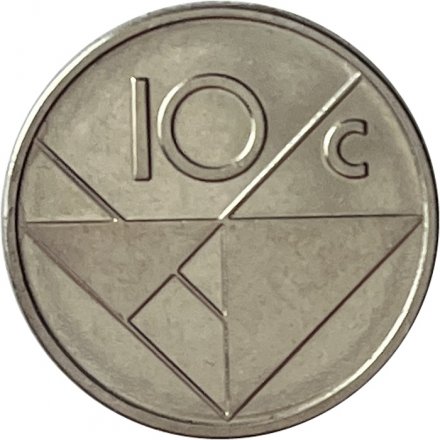 Аруба 10 центов 2004 год