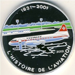 Монета Того 1000 франков 2003 год