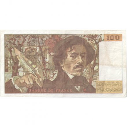 Франция 100 франков 1989 год - VF