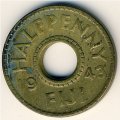 Фиджи 1/2 пенни 1943 год