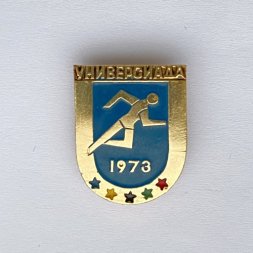 Значок. Бег. Универсиада 1973