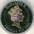 Фиджи 1 доллар 2010 год - Жирафы