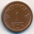 Норвегия 1 эре 1952 год - Король Хокон VII (новый тип)