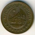 Боливия 10 сентаво 1973 год - Герб