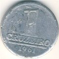 Бразилия 1 крузейро 1961 год