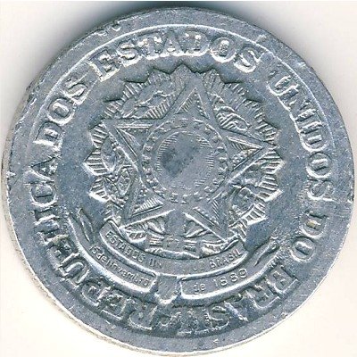 Бразилия 1 крузейро 1961 год