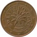 Австрия 2 евроцента 2010 год - Эдельвейс
