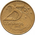 Бразилия 25 сентаво 2001 год