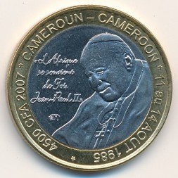 Камерун 4500 франков КФА 2007 год